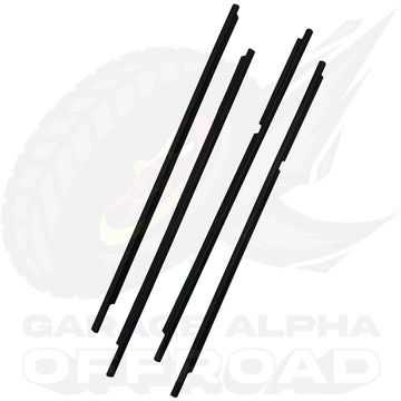 1998-2007 Toyota Land Cruiser Black Window Trim